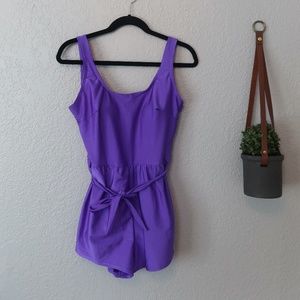VINTAGE 90'S BLAIR ROMPER SWIMSUIT TIE WAIST {14}